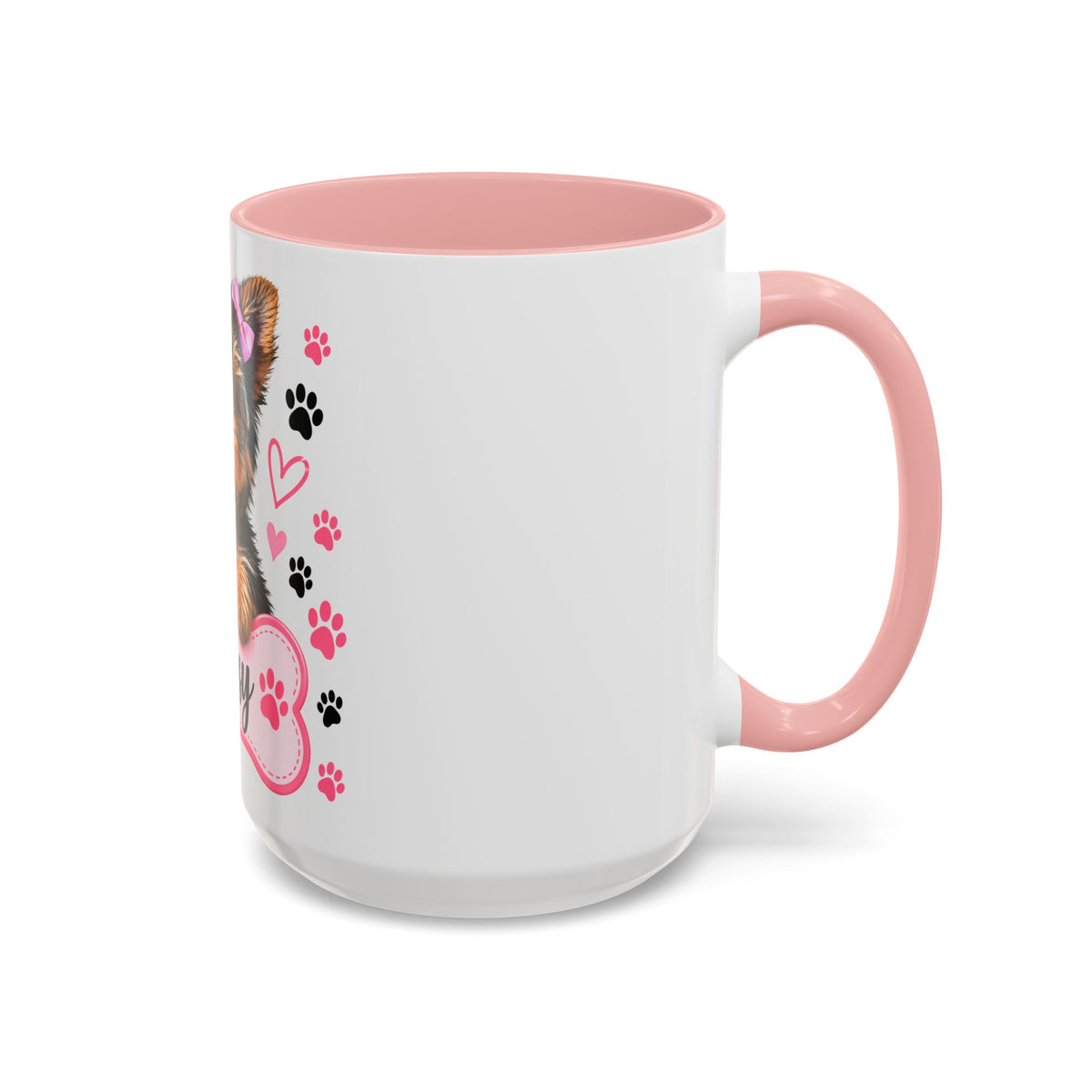 Personalized two-tone pet photo coffee mug