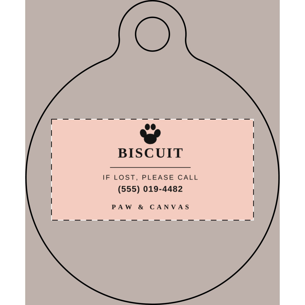 Custom Engraved Pet ID Tag