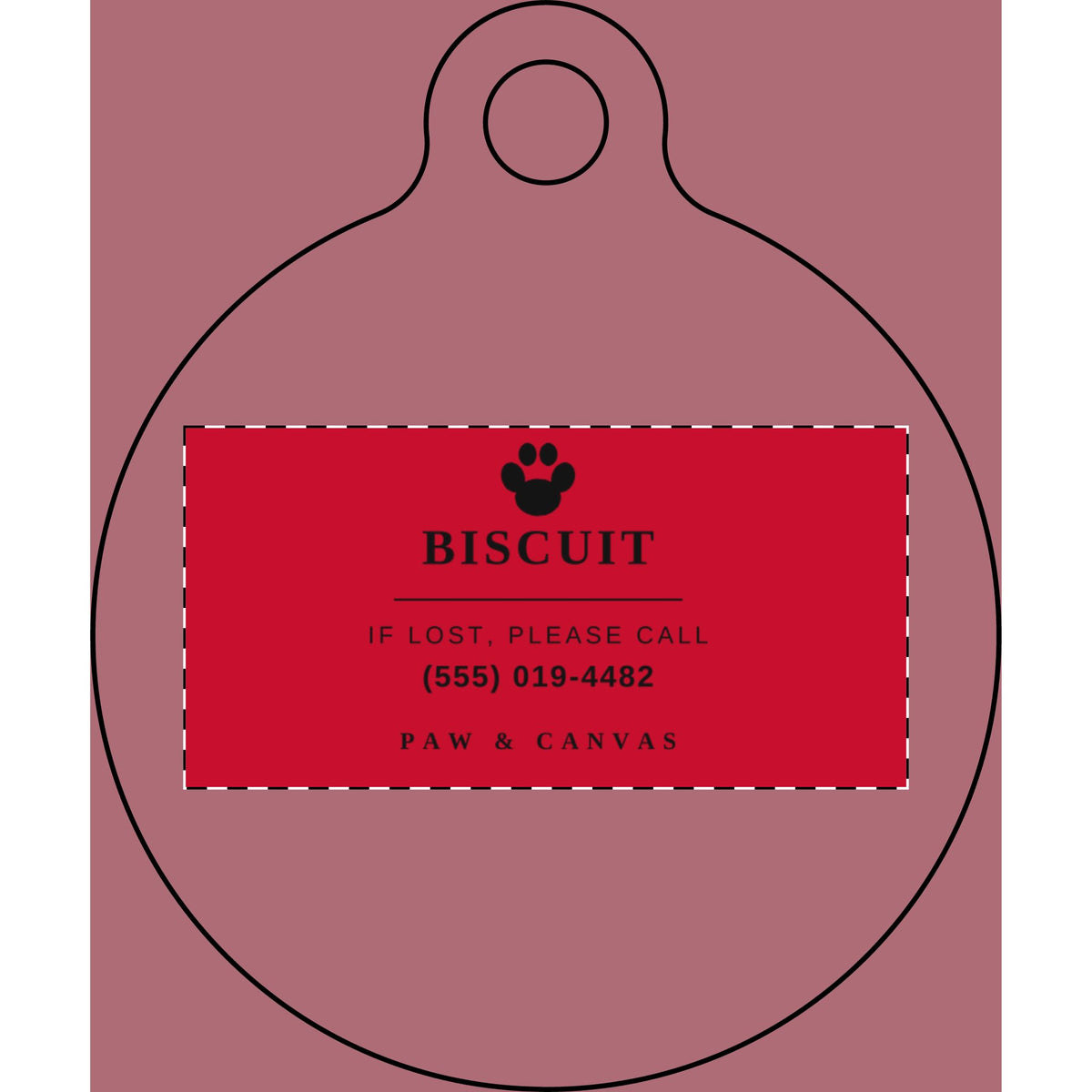 Custom Engraved Pet ID Tag