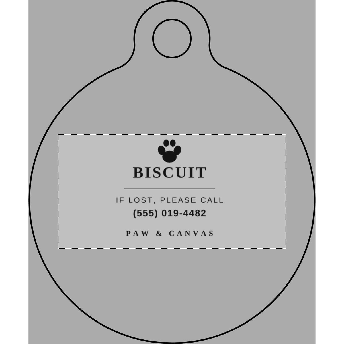 Custom Engraved Pet ID Tag