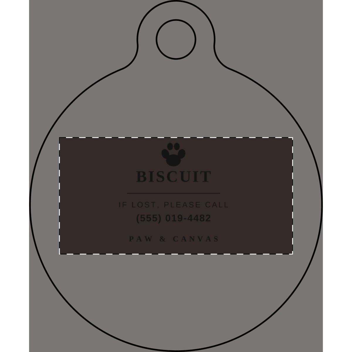 Custom Engraved Pet ID Tag