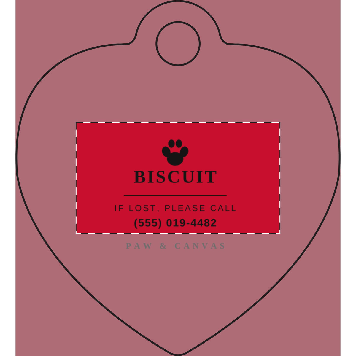 Custom Engraved Pet ID Tag